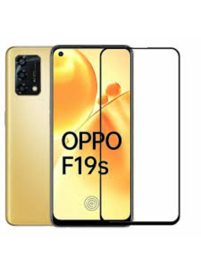 Screen Protector For Oppo F19/F19s ,  5D Tempered Glass Protector 9H Hardness, Bubble Free, HD Clear Oppo F19/F19s Screen Protector